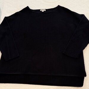 Style & Co. Women's Black Crew Neck Sweater